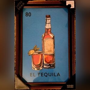 Loteria #80 El Tequila print by Sapna Shah